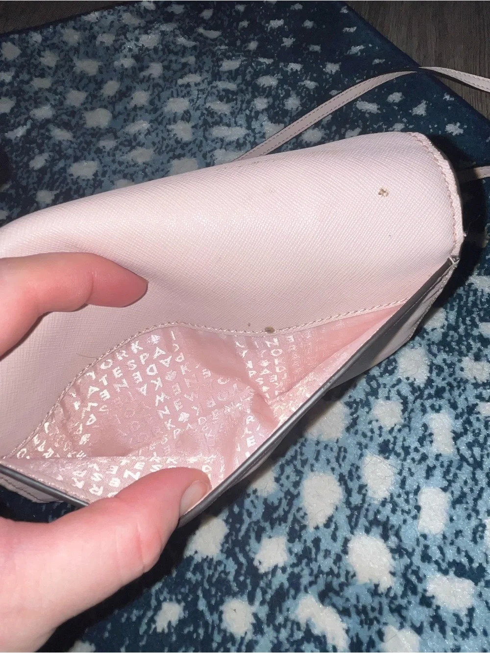 kate spade Pale Pink Stud-Accent Crossbody Bag